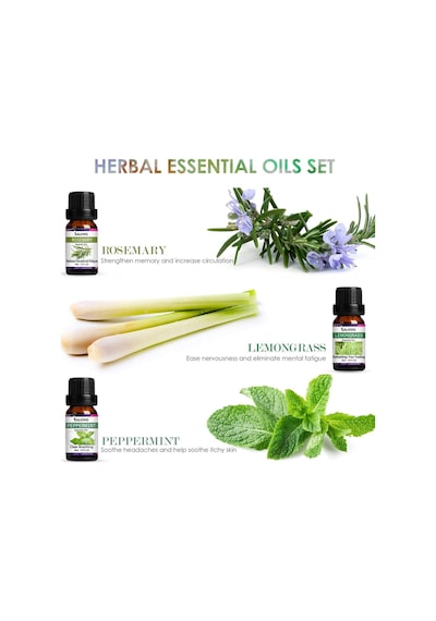 Salking Uçucu Yağ Seti 12x10ml, Aroma Terapi Yağları