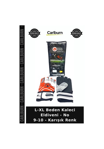 Özel Üretim Futbol Antrenman Maç Bilek Destekli L-xl Beden Kaleci Eldiveni - No 9-10 - Karışık Renk