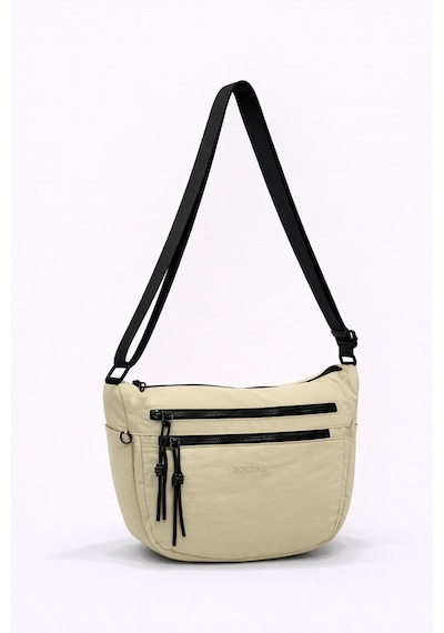 Louisiana Polo Bolsas Çapraz Askılı Kadın Çanta Bej 1115 Bej