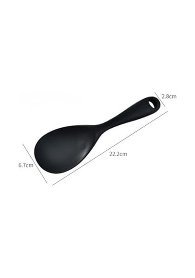 Sert Uçlu Dayanıklı Silikon Kaşık Seti, 28 Cm-22 Cm-20 Cm, Gri