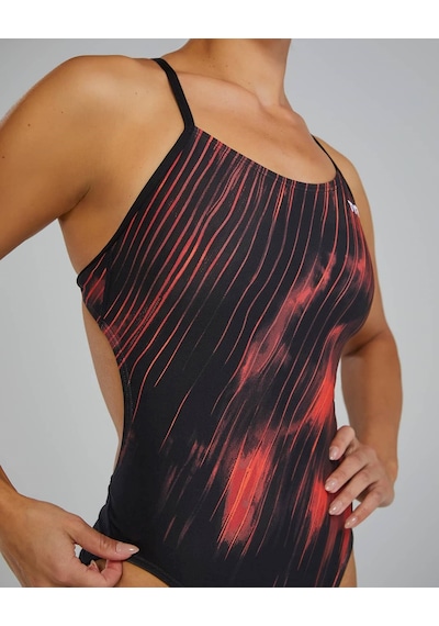 Tyr Durafast Elite Women's Cutoutfit Swimsuit - Cycloid Kırmızı