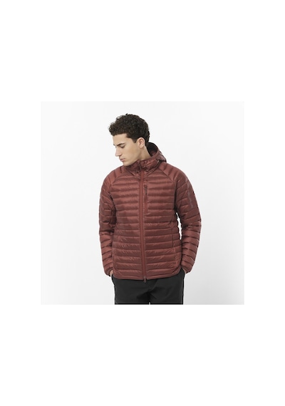 Salomon Elıxır Mıcro Down Erkek Outdoor Montu Rum Raısın Lc2292300 Bordo