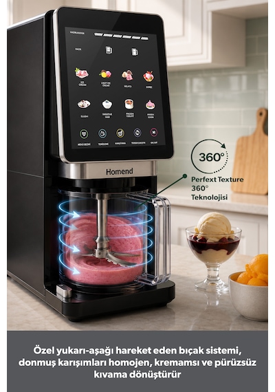Homend Iceartizan 8000H Dondurma Makinesi