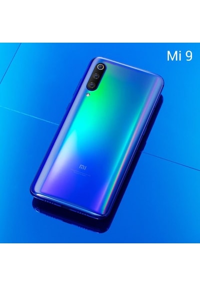 Xiaomi Mi 9 Arka Pil Batarya Kapağı Parlak Mavi