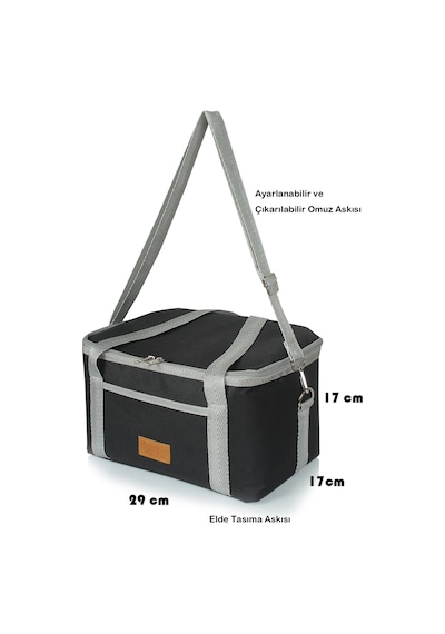 Dyscase Yemek Taşıma Çantası Sıcak Ve Soğuk Termal Piknik Çantası 15 L