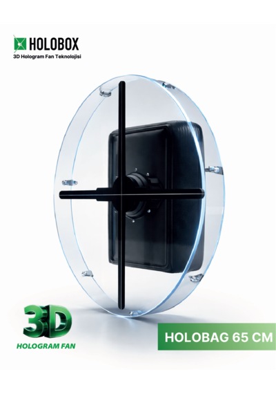Holobox 65 Cm 3d Hologram Sırt Çantası Holobag