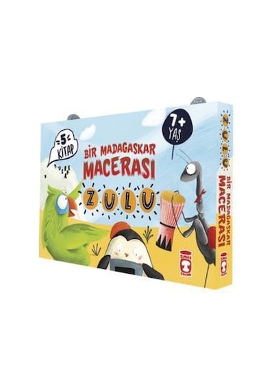 Zulu Bir Madagaskar Macerası Seti 5 Kitap - Timaş Çocuk