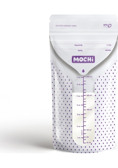 Mey İthalat Mochi Anne Sütü Saklama Poşeti 50 Adet 200ml