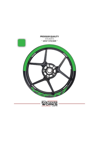 Yamaha Yzf-r7 Jant Şeridi Yarım Jant Kaplama & Yzf-r7 Yazı Sticker Seti 13113857