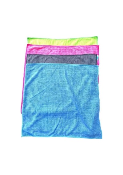 Kareli Temizlik Bezi Asorti 320 Gr 40x40 Cm Royaleks-stk294-961 Açık Gri