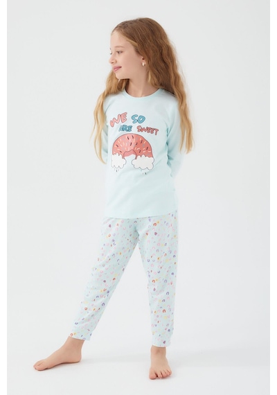 Roly Poly 3098 We So Sweet Melanj Kız Çocuk Pijama Takım NİL