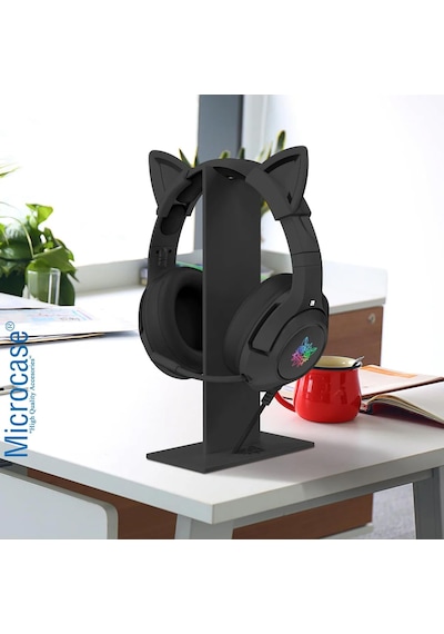 Universal Metal Oyuncu Kulaklık Standı Askısı Al4351 Siyah