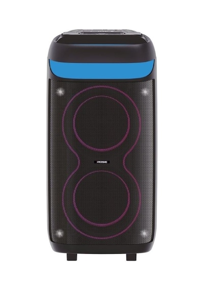 Rose Hp-2250 Partybox Kablosuz Çift El Mikrofonlu Sarjlı Bluetooth Dual 8 Hoparlör
