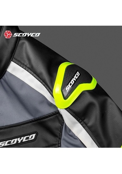 Scoyco Jk152- Dört Mevsim Mont Neon Sarı - Siyah