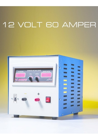 Soyberg Akü Şarj Cihazı 12 Volt 60 Amper Otomatik Akü Şarj Cihazı 1260