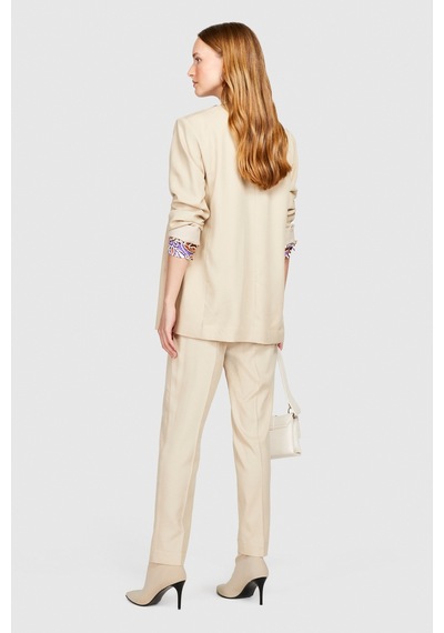 Sisley Liyosel Kemerli Jogger Pantolon Kadın Vizon Pantolon - 323a4bjflf00s