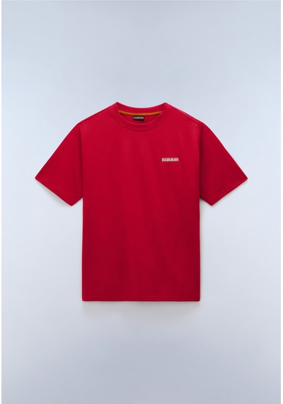 Napapijri S-small Box Ss Erkek T-shirt-31965 Kırmızı