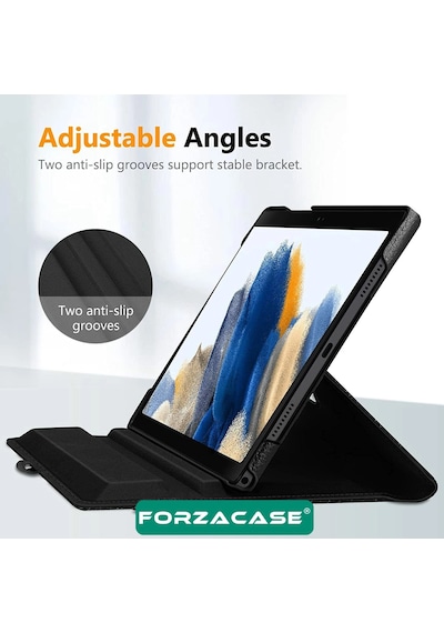 Forzacase Samsung Galaxy Tab A11 8.7 İnch X130 İle Uyumlu 360 Derece Döner Standlı Kılıf - Fc012 Dönerli Kılıf