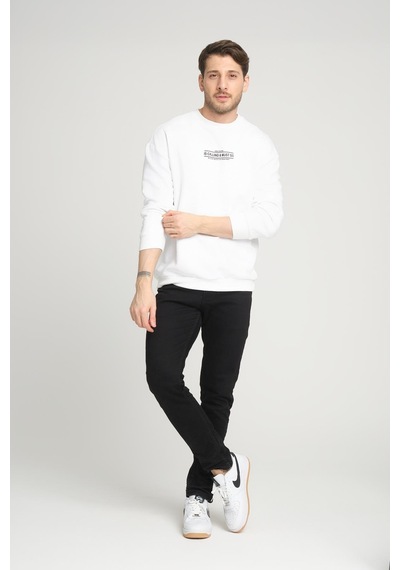 Alexander Gardi Alexandergardı İçi Polarlı Baskı Detaylı Sweatshırt B23-37401 001