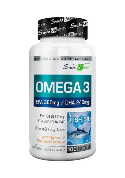 Suda Vitamin Omega 3 2000 Mg 100 Yumuşak Jel Kapsül
