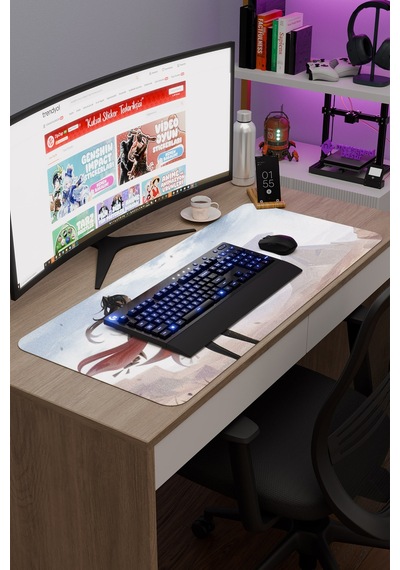 Dehya Genshin Impact Anime Gacha V3 - 90x40 Xxl Gaming Mouse Pad Fare Altlığı
