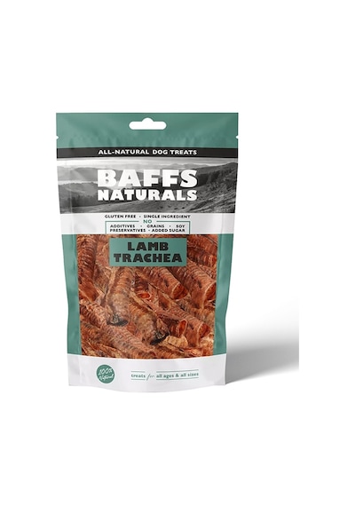 Baffs Naturals Kuzu Gırtlak Doğal Çiğnemelik Köpek Ödül Maması 100 G
