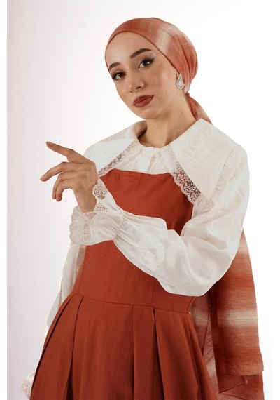 Fatma Sezen Kiremit Rengi Jile Kırmızı