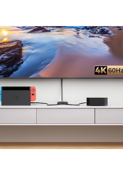S-lınk Sl-lu602, 2xhdmı, 4k, 60hz, Monitör Çoklayıcı 1pc-2monitör Veya 2pc- 1monitör Çift Yönlü Switch Diğer