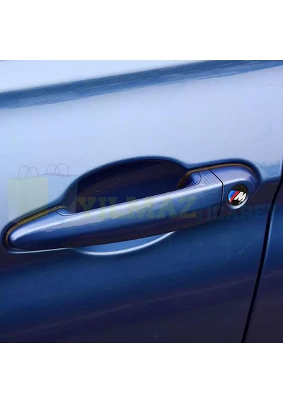 Bmw M Logo Kapı Teyp Joystick Sticker Arma Damla Etiket 2 Ad