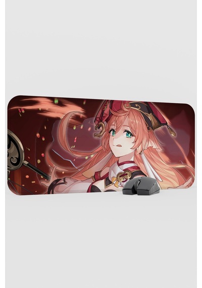 Yanfei Genshin Impact Anime Oyuncu V1 - 70x30 Xl Gaming Mouse Pad Fare Altlığı