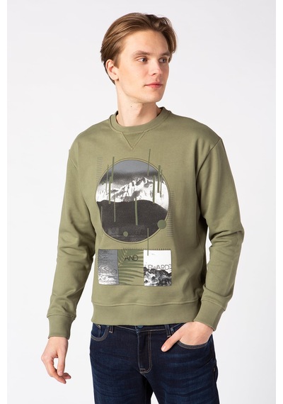 Vigoss Erkek Sweatshırt 62142-30034 Haki