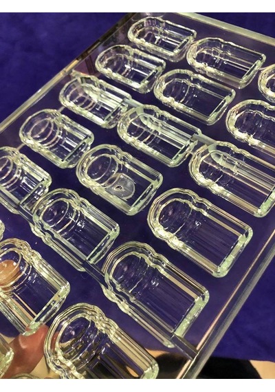 Polikarbon Çikolata Kalıbı 18li Cm3172 - Sert Plastik Çikolata Kalıbı