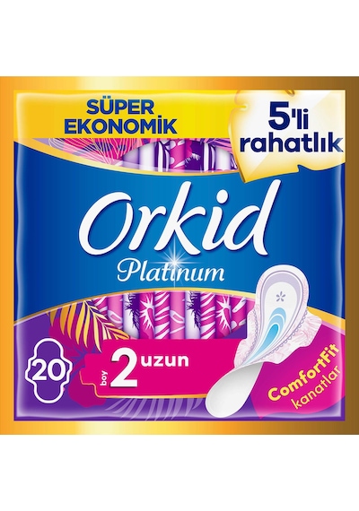 Orkid Platinum Hijyenik Ped Ultra Uzun 20'li