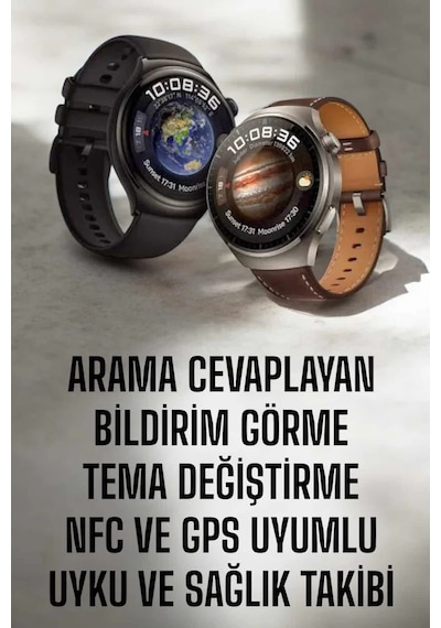 Akıllı Saat Sesli Görüşme Nfc Uyumlu Bildirim Görme Ve Uyku Ve Sağlık Takibi