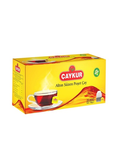 Çaykur Bardak Poşet Çay 25'li Pratik Demleme 5'li Avantaj Paketi - 5 Adet Tarı 5 L