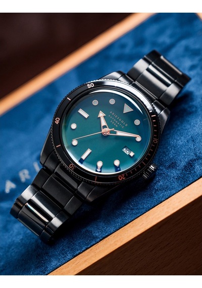 Aries Gold G 9027 BK-GNRG Erkek Kol Saati