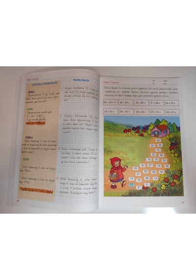 İlkokul 2. Sınıf Matematik Problem Çözme Kitabı Ve Pensan 12 Renk Boya & Kırtasiye Seti + Tangram