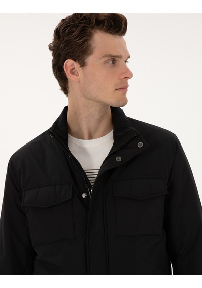 Pierre Cardin Erkek Siyah Mont 50310174-vr046