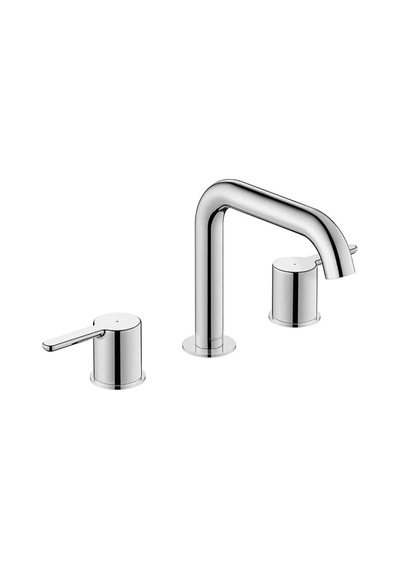 Duravit - C.1 3 Delikli Ankastre Lavabo Bataryası - C11060004010- Krom