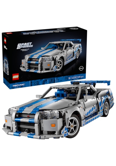 LEGO® Technic™ Daha Hızlı Daha Öfkeli Nissan Skyline Gt-R (R34) Araba 42210 - 18+ Yaratıcı Araç Modeli Yapım Seti (1410 Parça)