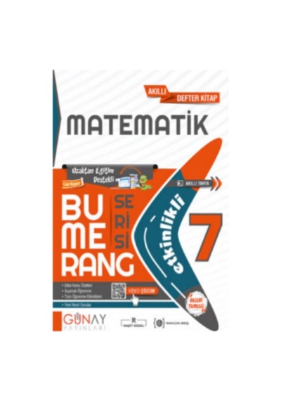 Günay Yayınları 7. Sınıf Matematik Etkinlikli Bumerang Serisi