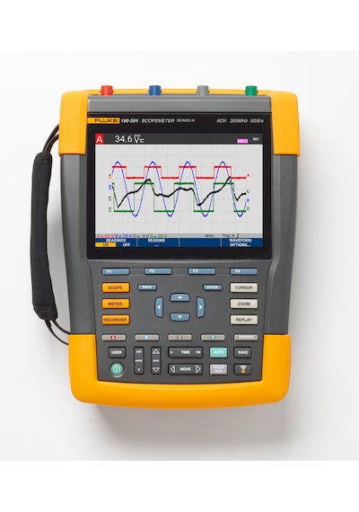Fluke 190-204-ııı-s Scopemeter Test Cihazı Scc-293 Kiti İle