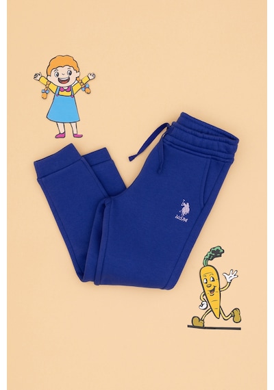 U.S. Polo Assn. Kız Çocuk Mor Şardonlu Jogger Eşofman Altı 50316914-VR038