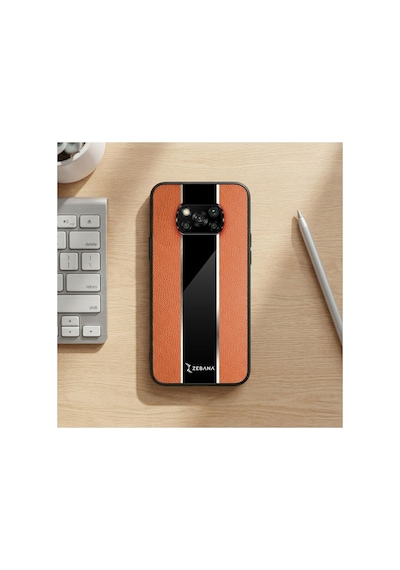 Xiaomi Poco X3 Pro Uyumlu Kılıf Premium Deri Kılıf Kahverengi