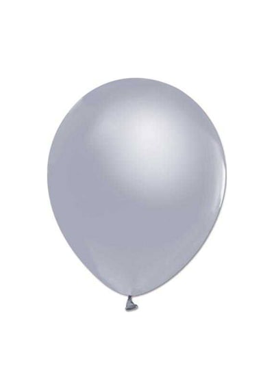Metalik Balon 12 Inç Baskısız 100 Adet Fuşya