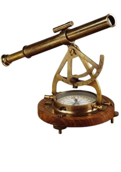Denizcilik Grubu-marine Pirinç Aksesuar-pusulalı Teleskop-25x33x