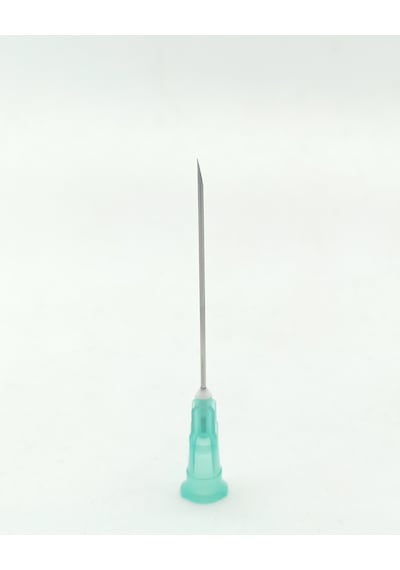 0.80 x 38 mm 21G x 1 1/2" Yeşil Steril Enjektör İğnesi (500 adet)