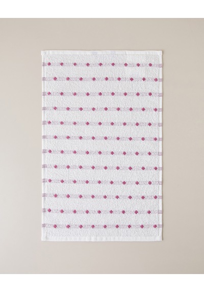 Soft Dot Pamuk Polyester Kurulama Bezi 30x50 Cm Pudra