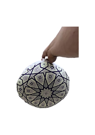 Zafu Karabuğday Dolgulu Meditasyon Minderi Yıldız 2024-2y Mor