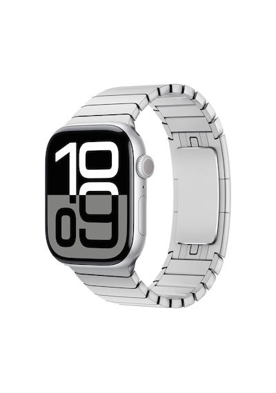 Xemu Watch 10 46mm Uyumlu Krd-35 Metal Kordon-gümüş